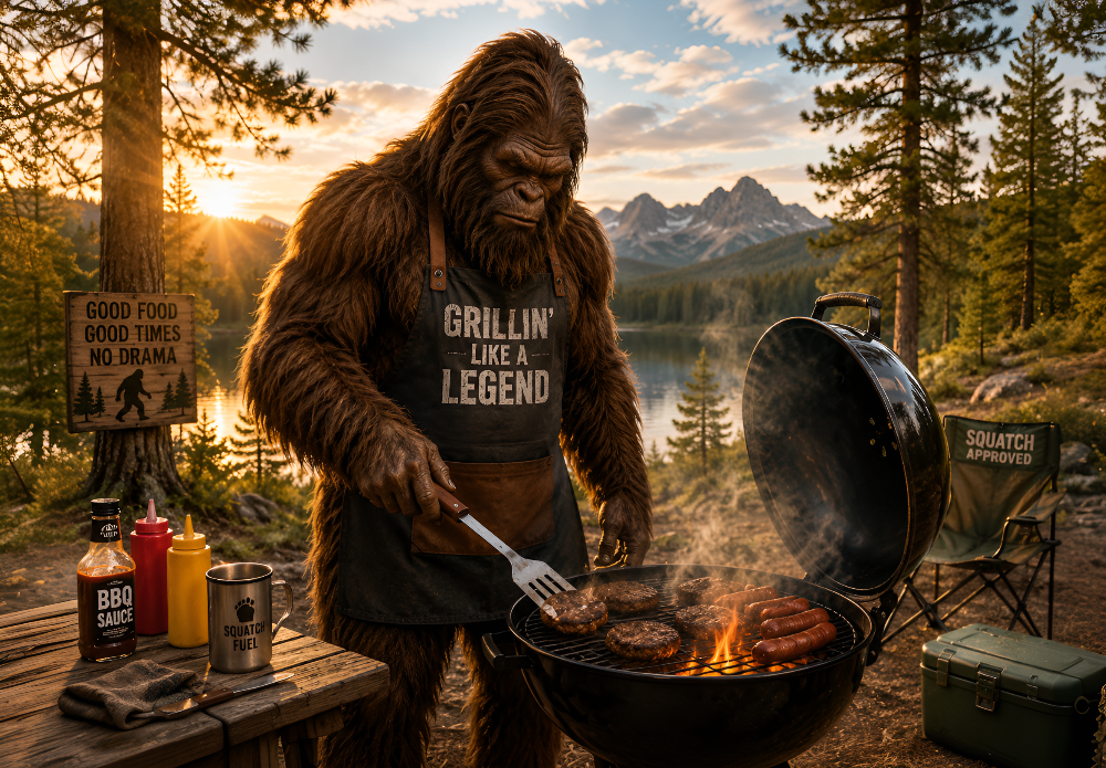 Big Foot Grilling Legend Glass Cutting Board